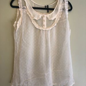 Adorable sheer sleeveless top
Maurices